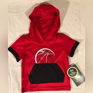 Baby Athletic Active Basketball Hooded T-Shirt